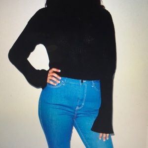 American Apparel Fisherman Bell Sleeve Sweater